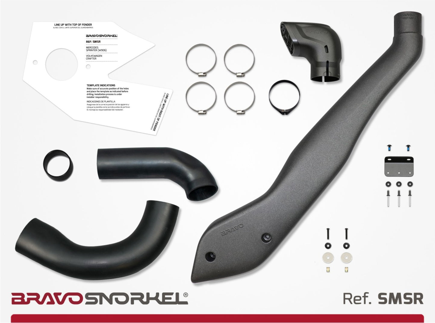 Bravo snorkel MERCEDES SPRINTER W906 / VOLKSWAGEN CRAFTER (2006 - 2018)
