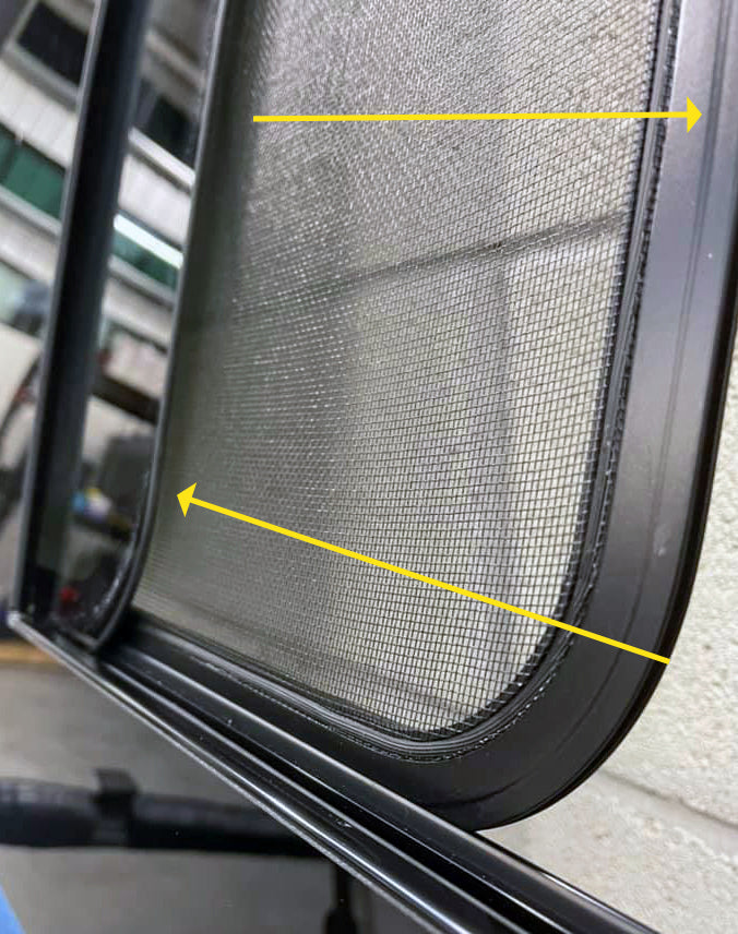 Ford Transit Custom Tinted Opening Window with Fly Screen — Supplied &amp; Fitted